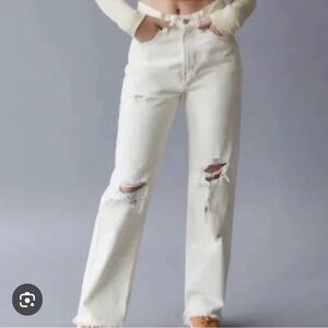 BDG Urban Outfitters distressed high rise jeans